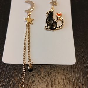 Playful costume earrings.